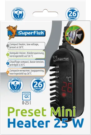 Обігрівач для акваріума Preset Mini Heater 25 Watt (A4030140) — Фото 2