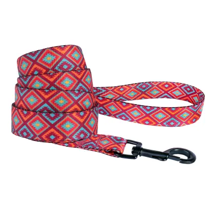 Повідець для Собак Bronzedog Urban Гуцульський Нейлоновий Червоний XS