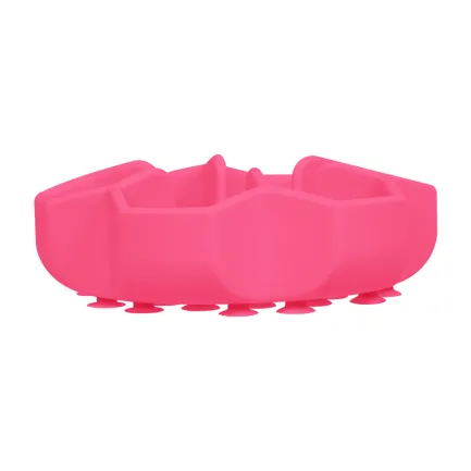 Миска для повільного харчування WAUDOG Silicone, 750 мл, рожевий — Фото 3