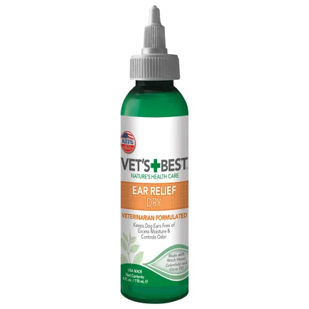 VET`S BEST Ear Relief Dry Засіб для догляду за вухами собак 118 мл