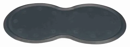 Килимок Trixie під миски для собак, гумовий, 45х25 см (сірий)