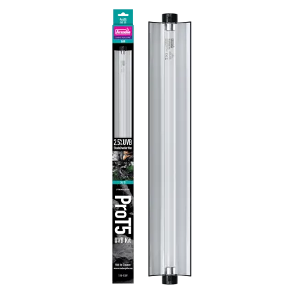 ARCADIA PRO T5 UVB MAX KIT SHADEDWELLER 2.5% UVB 14 WATT (R2100295) ультрафіолетова лампа для рептилій — Фото 2