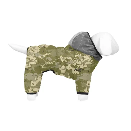 Комбінезон для собак WAUDOG Clothes, малюнок "Мілітарі", XS22, В 29-31 см, С 19-21 см — Фото 2