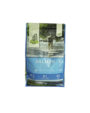 ISEGRIM River JUNIOR Salmon with Berries 3 кг. Сухий корм для собак Юніор. Лосось з ягодами та дикорослими травами
