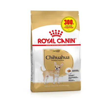 Сухий корм Royal Canin CHIHUAHUA ADULT для дорослих собак породи Чихуахуа 1.2кг+300г