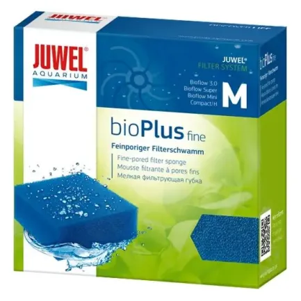 Губка Juwel дрібнопориста для акваріума bioPlus fine M для внутрішнього фільтра Bioflow M