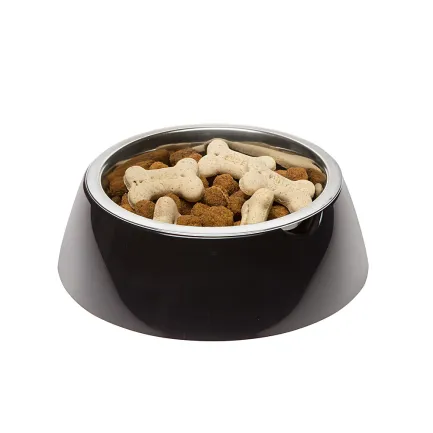 Ferplast JOLIE SM BLACK BOWL Годівниця, пластик, метал — Фото 3