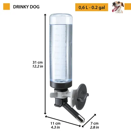  Поїлка в контейнер для траспортування Ferplast DRINKY DOG — Фото 1