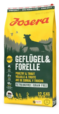 Корм для собак Josera GEFLUGEL&amp;FORELLE 12,5 кг