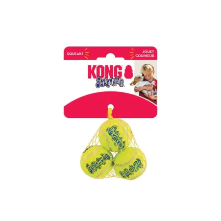 Іграшка KONG SqueakAir Ball м’яч-пискавка для собак малих порід, S - 3 шт — Фото 1