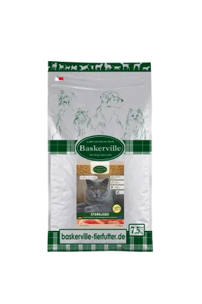 Baskerville Sterilised Katze Сухий корм для стерилізованих котів, курка 7,5 кг