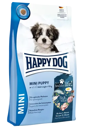 Сухий корм HD fit &amp; vital Mini Puppy 4kg для цуценят дрібних порід вагою до 10 кг від 1 до 12 місяців
