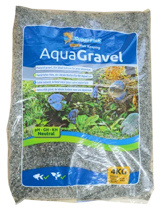 Акваріумний гравій SF AQUA GRAVEL GREY 1-2 MM 4 KG (A8050145) — Фото 1