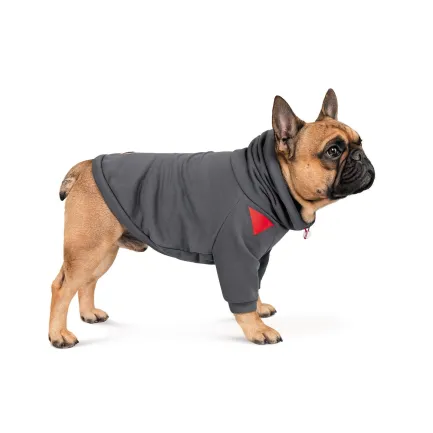 Худі Pet Fashion «Snoodie» для собак, розмір M2, сірий — Фото 1