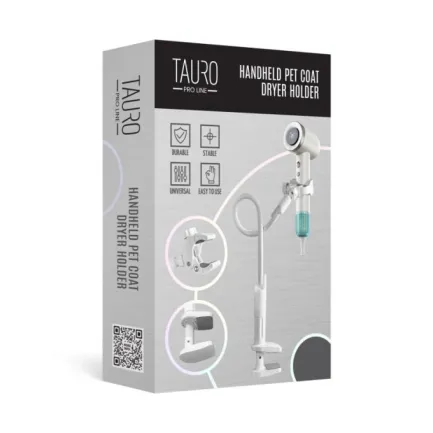 Tauro Pro Line Тримач для ручного фену для тварин білий — Фото 1