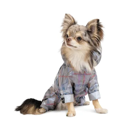Дощовик Pet Fashion «Fall» для собак, розмір 2XL, сірий — Фото 1