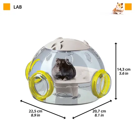 Ferplast FPI 4826 LAB Спортивний центр для хом'яка пластик прозорий — Фото 1