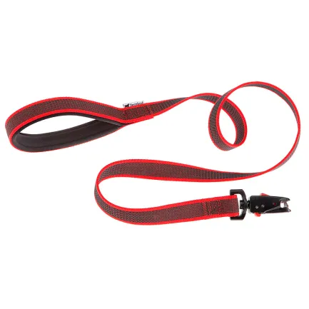 Ferplast DAYTONA GUMMY MATIC G20/120RED Повідець з авт карабіном, гумований нейлон