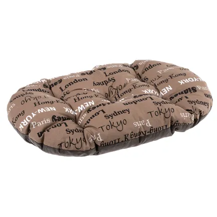 Ferplast RELAX 55/4C CITIES BROWN Подушка, бавовна