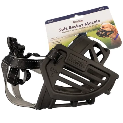 Coastal Soft Basket Muzzle КОСТАЛ СОФТ БАСКЕТ МАЗЛ силіконовий намордник для собак розмір 6