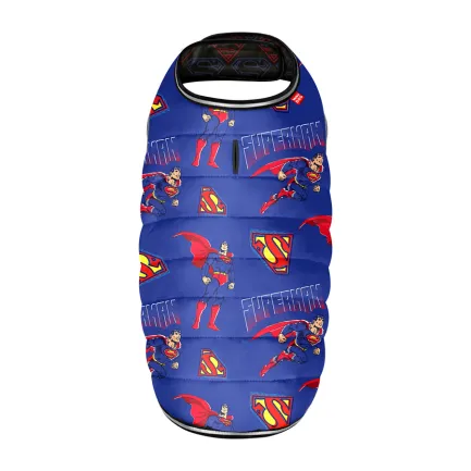 Курточка-накидка для собак WAUDOG Clothes, малюнок "Сила Супермена", XXS, А 23 см, B 29-36 см, С 14-20 см — Фото 1