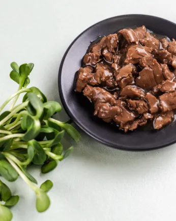 Вологий корм Savory для дорослих котів, ягня з буряком у соусі, пауч, 85 г — Фото 1