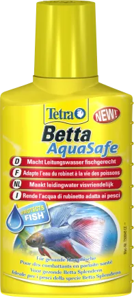 Кондиціонер Tetra Betta Aqua Safe для підготовки водопровідної води в придатну для півників, 100 мл на 100 л — Фото 2
