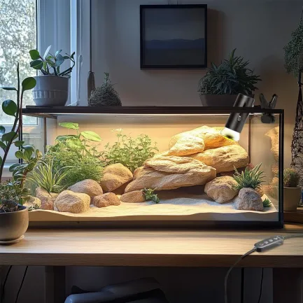 Світильник з затискної ручкою і таймером Terrario ReptiSun Time Control 200W — Фото 2