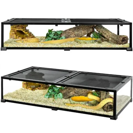 Тераріум Repti-Zoo Super Vision 360 120x45x30 см (RKE1204530) - скляний тераріум для рептилій та амфібій — Фото 2