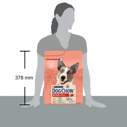 Сухий корм DOG CHOW Active Adult 1+ для дорослих собак з підвищеною активністю з куркою 2,5 кг — Фото 4