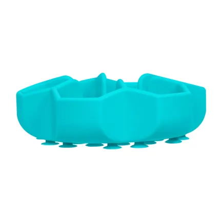 Миска для повільного харчування WAUDOG Silicone, 750 мл, блакитний — Фото 3