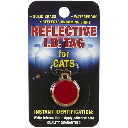 Coastal ID Tag КОСТАЛ БРЕЛОК світловідбивний для адреси до нашийника для котів
