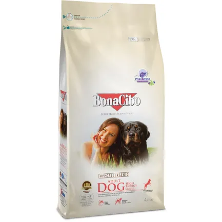 BonaCibo Adult Dog High Energy Chicken&amp;Rice with Anchovy 4 kg