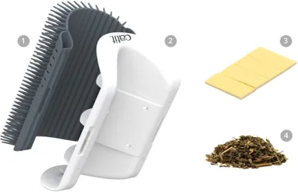 Іграшка-пуходерка Catit Senses Self Groomer 2.0 для кота, з котячою мятою (пластик) — Фото 2