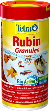 Корм Tetra Rubin Granules для акваріумних рибок, для яскравості забарвлення, 100 г (гранули) — Фото 2
