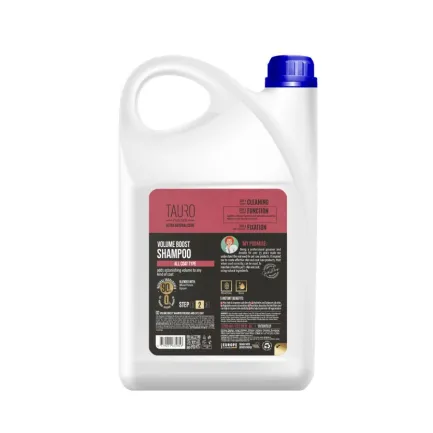 Шампунь для надання об'єму шерсті собак та котів TAURO PRO LINE Ultra Natural Care Volume Boost Shampoo, 3785 мл