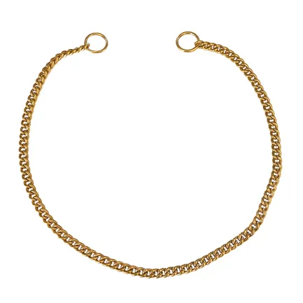 Ring5 Jewerly Link Ring5 ЮВЕЛІРНА ЛАНКА нашийник-ланцюжок для собак, золото 40 см
