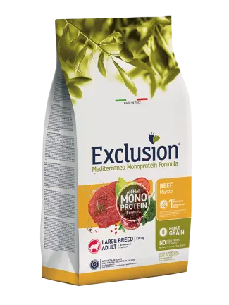 Exclusion Adult Beef Large Breed корм для дорослих собак великих порід з яловичиною 12 кг