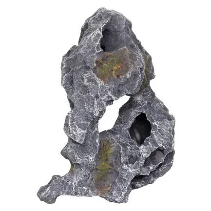 Декорація камінь з отворами Hobby Cavity Stone dark 3 18x14x28см (40147) — Фото 1