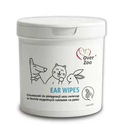 Over Zoo Ear wipes Вологі серветки для чищення вух у собак та котів, 50 шт