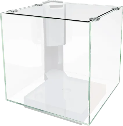 Акваріум скляний з підставкою білий SF QUBIQ 15 WHITE EMPTY TANK + BASE (A4050739)