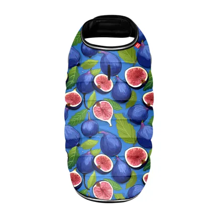 Курточка-накидка для собак WAUDOG Clothes, малюнок "Інжир", XL, А 47 см, B 68-80 см, С 42-52 см — Фото 2