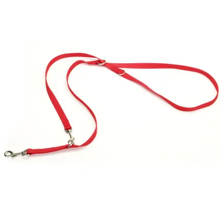 Coastal Multi-Function Dog Leash КОСТАЛ ПЕРЕСТІБКА універсальний повідець для собак Червоний