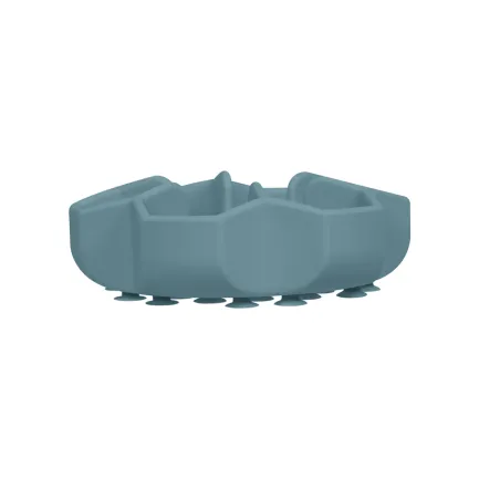 Миска для повільного харчування WAUDOG Silicone, 450 мл, сірий — Фото 3