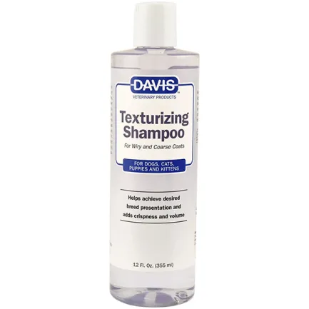 Davis Texturizing Shampoo ДЕВІС ТЕКСТУРУЮЧИЙ шампунь для жорсткої та об’ємної шерсті у собак і котів, концентрат 0,355 л