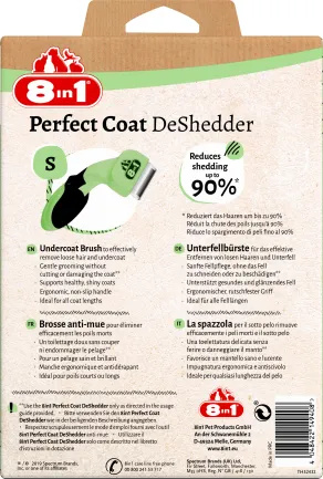 Дешеддер 8in1 Perfect Coat для вичісування собак, розмір S, 4,5 см — Фото 3