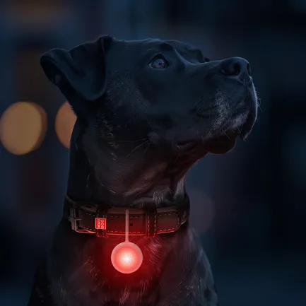 Ліхтарик для собак і котів WAUDOG LED, у силіконовому чохлі, що світиться, USB, Д 37 мм — Фото 7