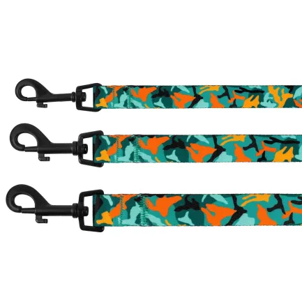 Повідець для Собак BronzeDog Urban Camo Нейлоновий Зелений L — Фото 2