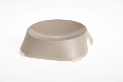 FIBOO пласка миска Flat Bowl, без антиковзких накладок, бежевий