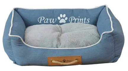 АnimAll Лежак Nena S з ручкою-мотузкою LIGHT BLUE (44X34X15)
